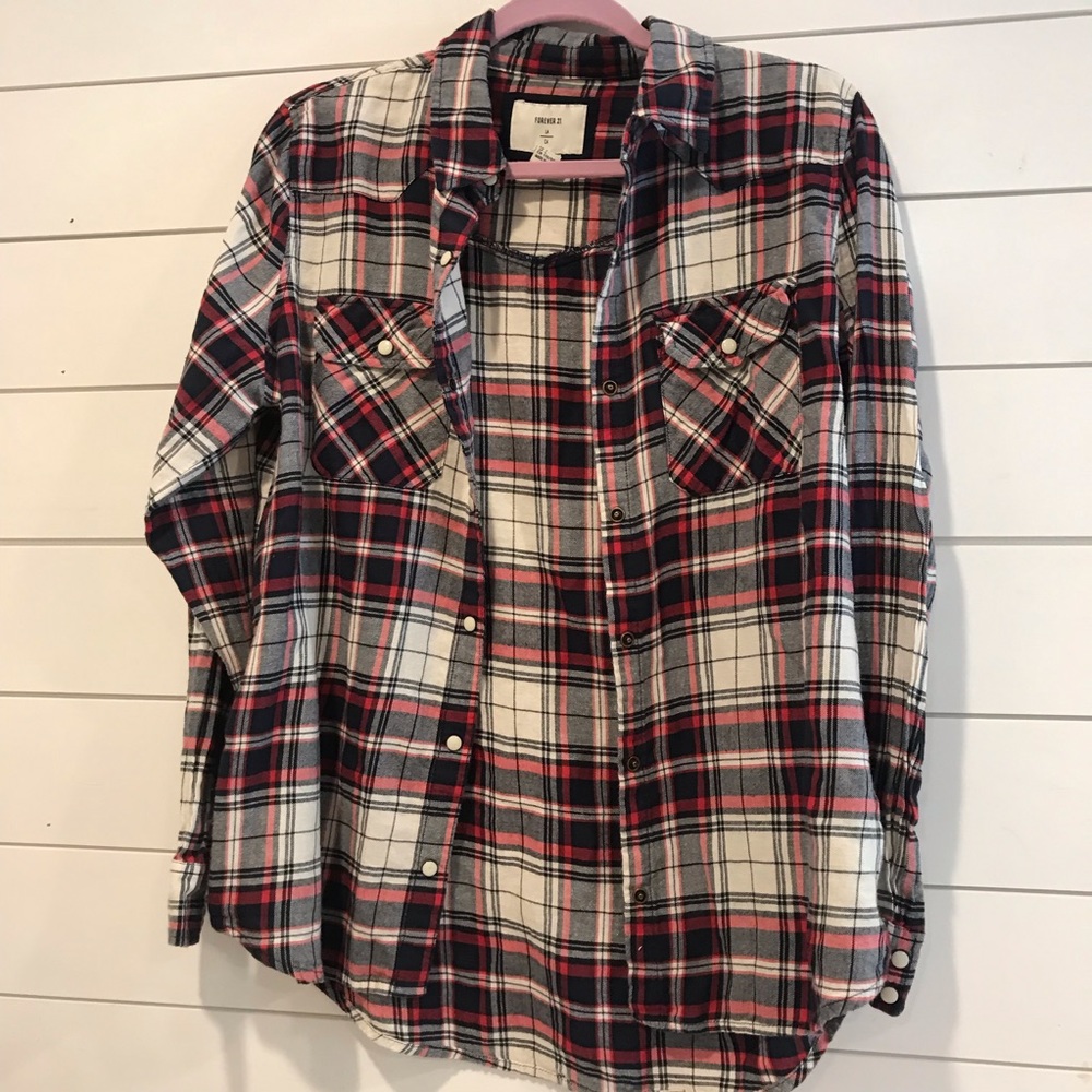 🌟 FOREVER 21 | 2/$20 Plaid Flannel
